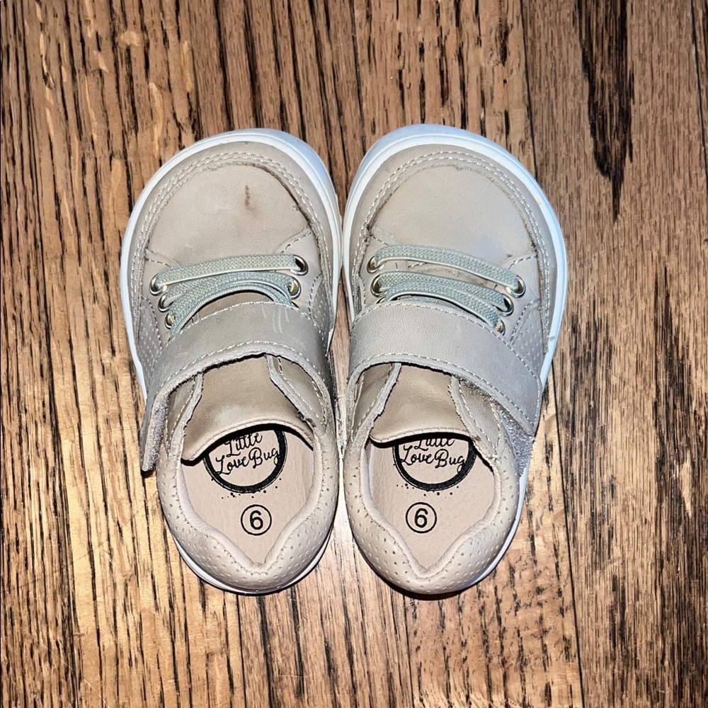 Beige Kids Shoes